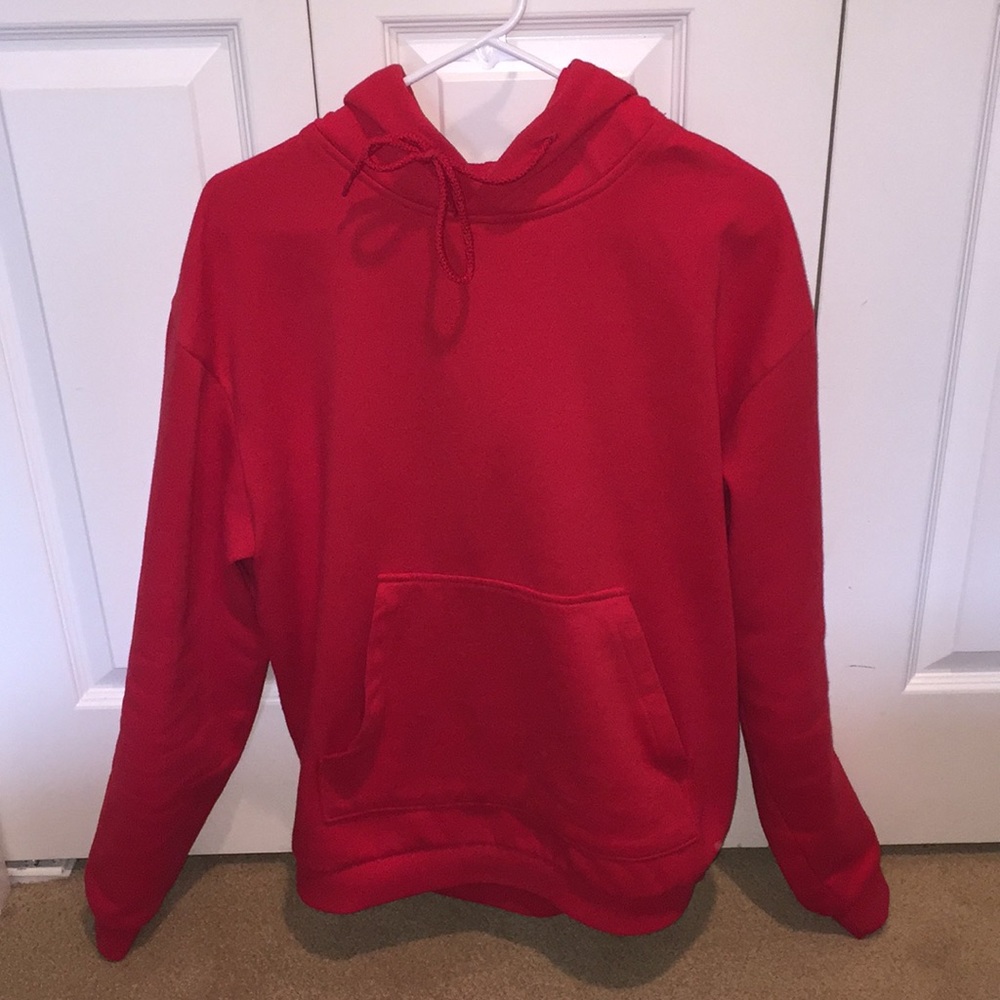 Urban Outfitters red hoodie